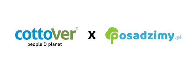 Logo inicjatywy Cottover x posadzimy.pl