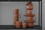 Kubek do kawy COFFEE & MORE 2-szt, terracotta