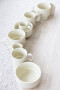 COFFEE & MORE ESPRESSO MUG, 4-PCS, BEIGE