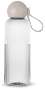 TURE WATER BOTTLE, LIGHT GREY