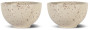 DITTE BOWL, 2-PCS, BEIGE/BORDEAUX