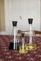 GURKEN WINE CARAFE, CLEAR/BLACK