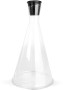 GURKEN WINE CARAFE, CLEAR/BLACK