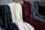 ESTELLA FLEECE PLAID, BORDEAUX