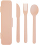 TINA TO GO CUTLERY SET, PINK