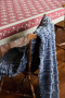 LINNEA TABLE CLOTH, MIXED BORDEAUX