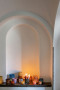 VASE/CANDLE HOLDER CALORE M, PETROL