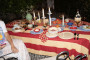 CANDLESTICK LARA XS, BORDEAUX/PINK