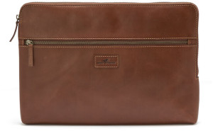 LEATHER LINE COMPUTER CASE COGNAC ONE SIZE