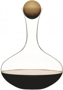 OAK WINE CARAFE WITH OAK STOPPER