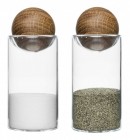 Oak salt/-pepper set