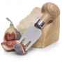 Oak cheese set, 3 pcs