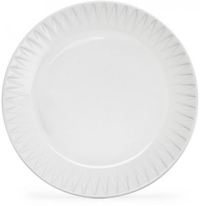 COFFEE & MORE SIDE PLATE, WHITE