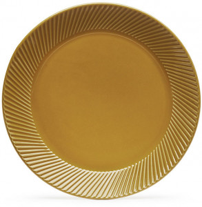 COFFEE & MORE SIDE PLATE, YELLOW