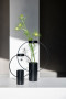 MOON VASE MATTE BLACK SMALL