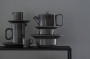 COFFEE & MORE, MULLED WINE/ESPRESSO CUP GREY 4-P