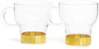 GLASSMUG 2-PACK BIG, GOLD