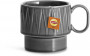 COFFEE & MORE , TEA MUG GREY