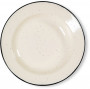 DORIS ENAMEL PLATE, BEIGE