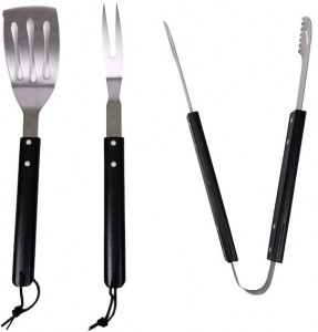 FREDDE BBQ SET 3-PCS, BLACK