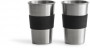 STEEL MUG SILVER 2-PACK 50 CL