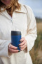 TRAVEL MUG WITH LOCKING FUNCTION SMALL, BLUE