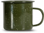 DORIS ENAMEL MUG, GREEN