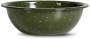 DORIS ENAMEL BOWL, GREEN