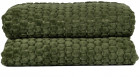 MAJA FLEECE BLANKET, GREEN