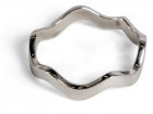 ANNA NAPKIN RING 4-PACK SILVER