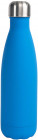 NILS STEEL BOTTLE RUBBER FINISH LIGHT BLUE 12/24H, 50 CL