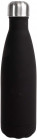 NILS STEEL BOTTLE RUBBER FINISH BLACK 12/24H, 50CL