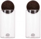 NATURE SALT-AND PEPPER SET WITH CORK STOPPERS, 2-PACK