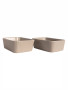 FLORA OVEN DISH MINI 2-PCS, BEIGE