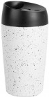 LOKE TRAVEL MUG, LOCKING FUNCTION S, WHITE/BLACK