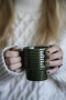 COFFEE & MORE COFFEE MUG 2-PCS, GREEN