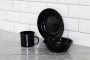 DORIS ENAMEL MUG, BLACK