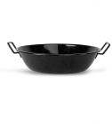 DORIS ENAMEL PAN MEDIUM, BLACK