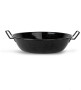 DORIS ENAMEL PAN MEDIUM, BLACK