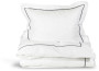 CARL DUVET COVER SET, WHITE