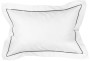 CARL PILLOW CASE, WHITE