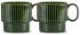 COFFEE & MORE TEA MUG, 2-PCS (6) GREEN