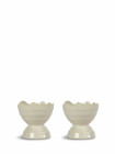 ELLEN EGG CUP, 2-PCS OFF WHITE