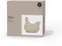 ELLEN EGG HEN, OFF WHITE