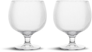 BILLI WINE GLASS, 2-PCS, CLEAR