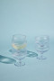 BILLI COUPE GLASS, 2-PCS, CLEAR