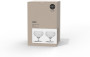 BILLI COUPE GLASS, 2-PCS, CLEAR