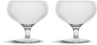 BILLI COUPE GLASS, 2-PCS, CLEAR