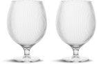 BILLI BEER GLASS, 2-PCS, CLEAR