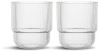 BILLI WATER GLASS, 2-PCS, CLEAR